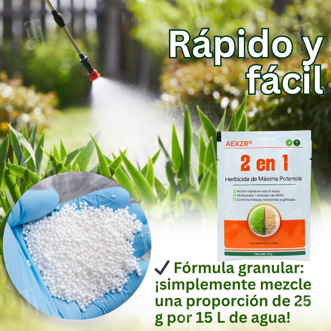 AEXZR® 2 en 1 Herbicida de Máxima Potencia