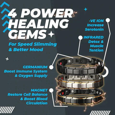 AEXZR™ Titanium Therapy Bracelet - for Blood Sugar Regulation Bracelet