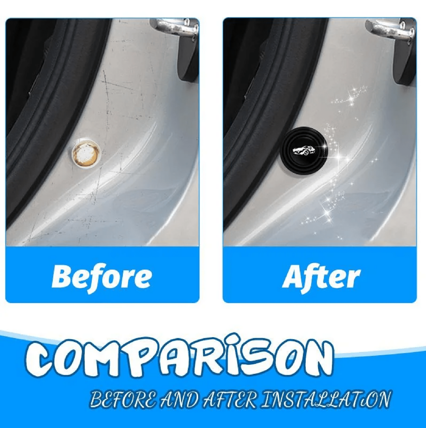 AEXZR™ Silent & Shock-Absorbing Car Door Gasket (Universal or with Car Logo!)