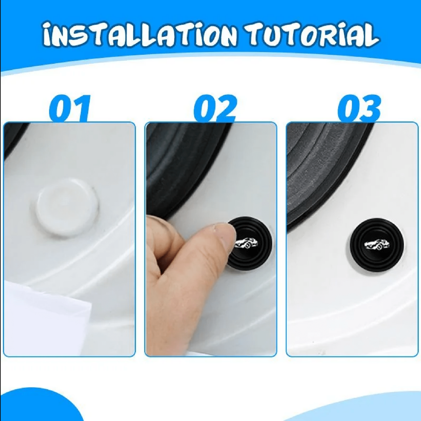 AEXZR™ Silent & Shock-Absorbing Car Door Gasket (Universal or with Car Logo!)