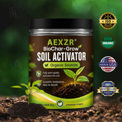 AEXZR® BioChar-Grow Soil Activator