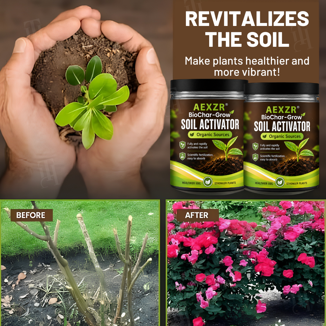 AEXZR® BioChar-Grow Soil Activator