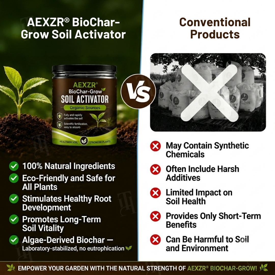 AEXZR® BioChar-Grow Soil Activator