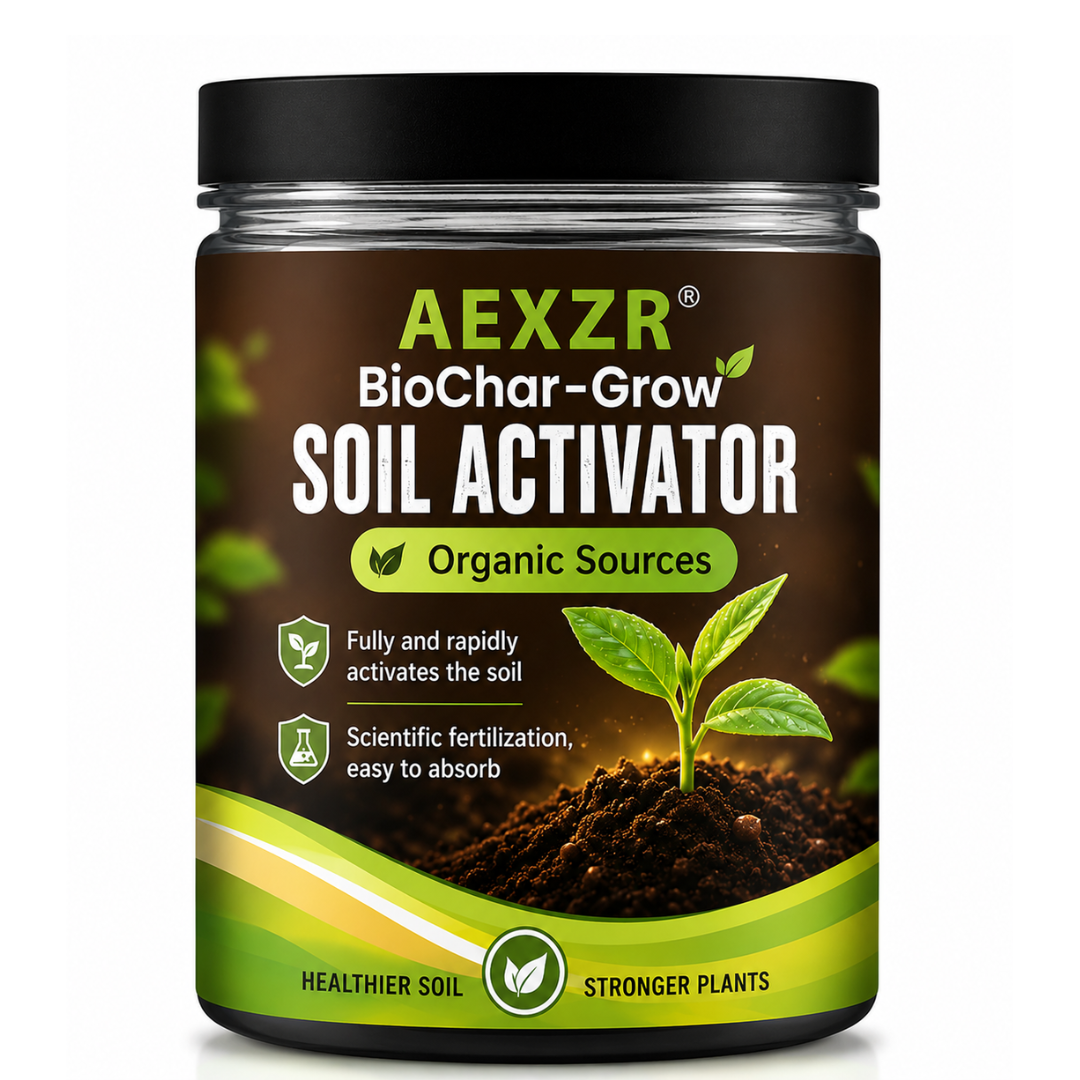 AEXZR® BioChar-Grow Soil Activator