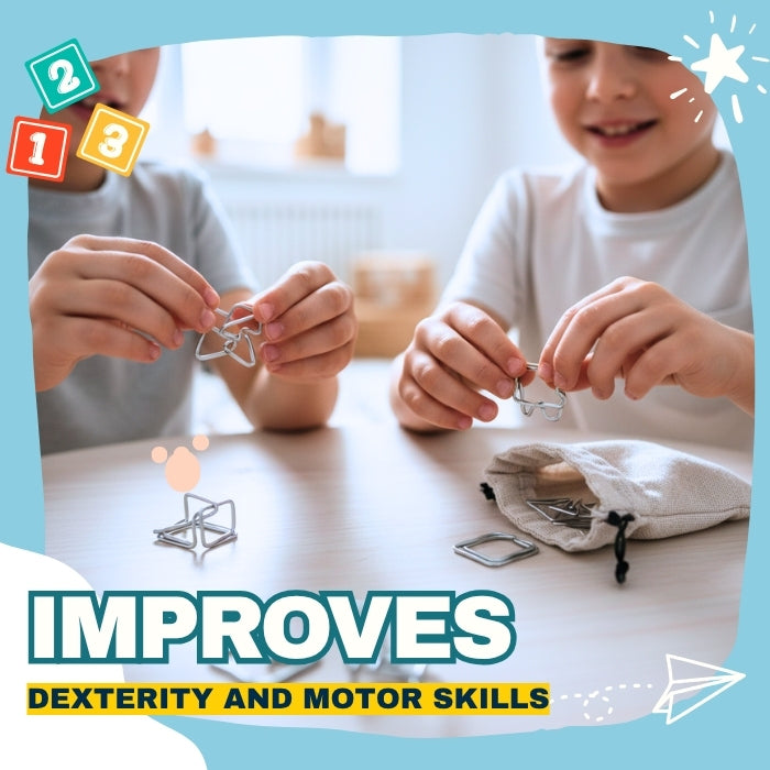 AEXZR® Metal Brain Teaser Puzzles