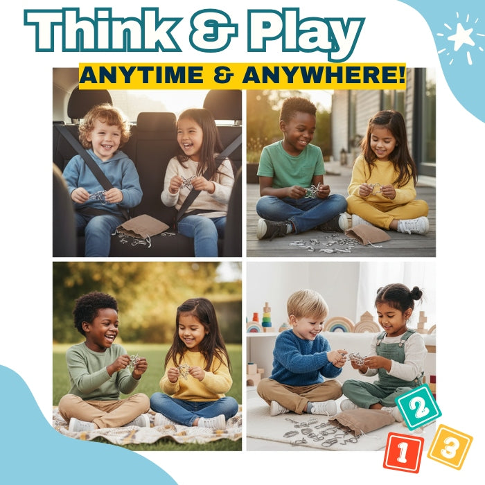 AEXZR® Metal Brain Teaser Puzzles