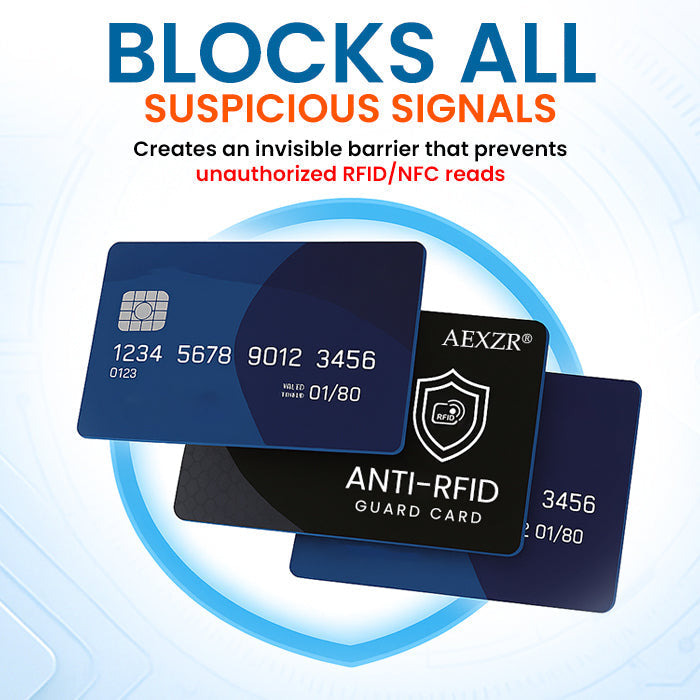 🌟 Official Store |🌿AEXZR® Anti-RFID Guard Card
