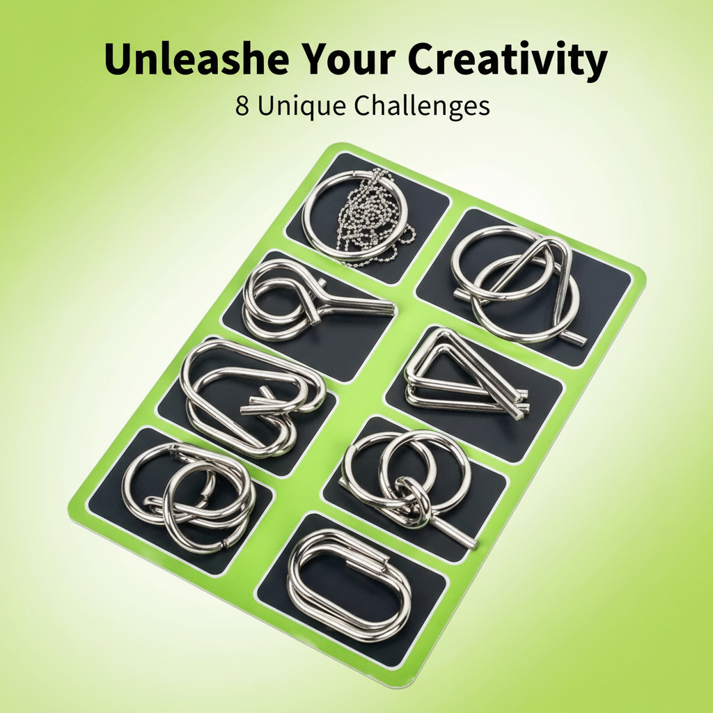 AEXZR® Metal Brain Teaser Puzzles