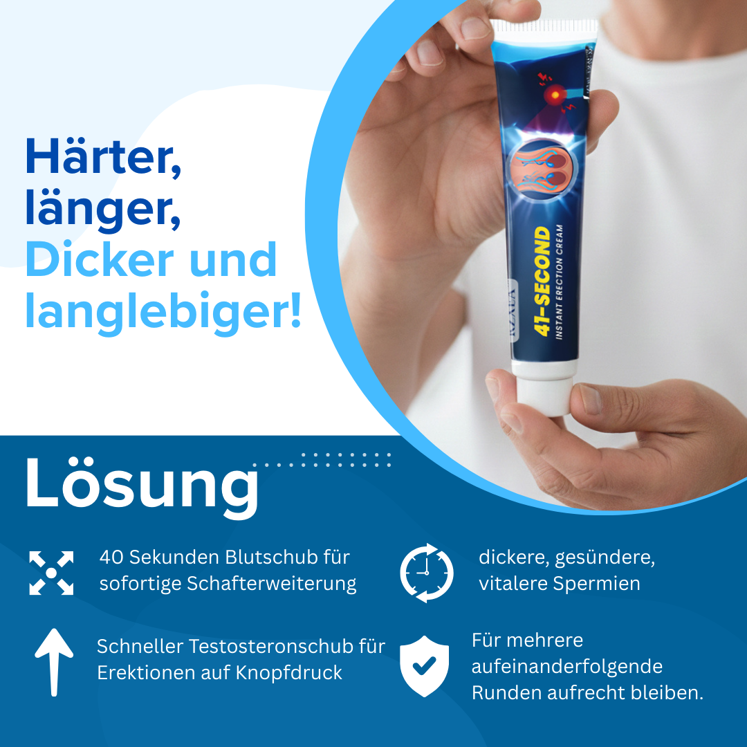 RZXEA™ 41-Sekunden-Creme für sofortige Erektion