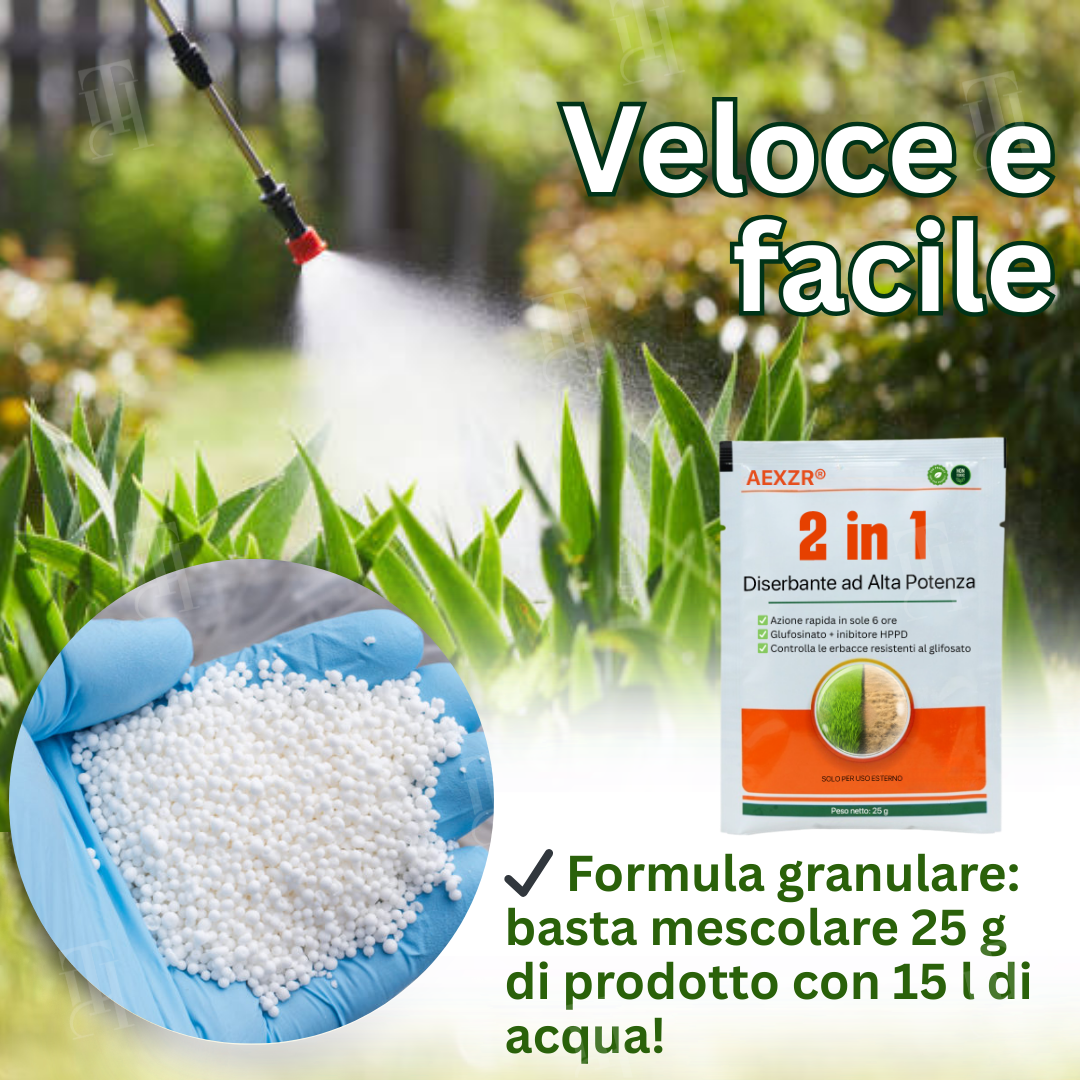AEXZR® 2in1 Diserbante ad Alta Potenza