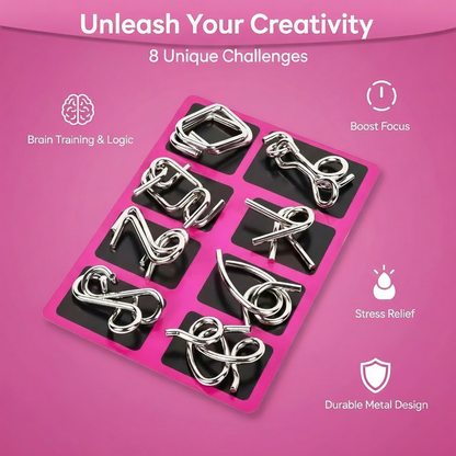 AEXZR® Metal Brain Teaser Puzzles