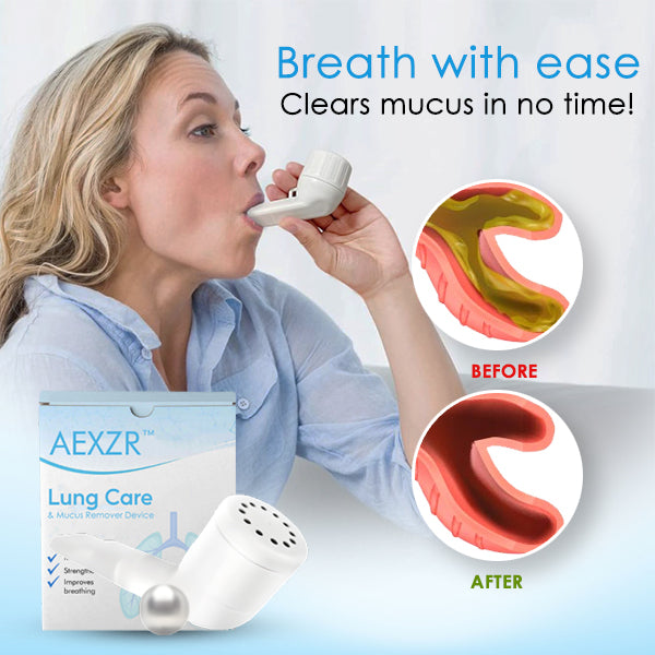 AEXZR™ Lung Care & Mucus Remover Device