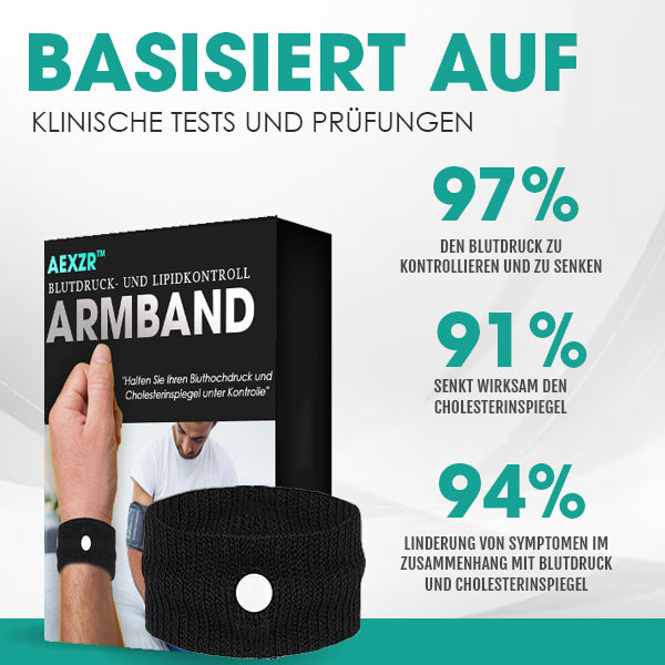 AEXZR™ Blutdruck- und Lipidkontroll-Armband