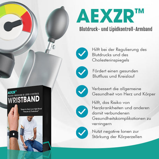 AEXZR™ Blutdruck- und Lipidkontroll-Armband